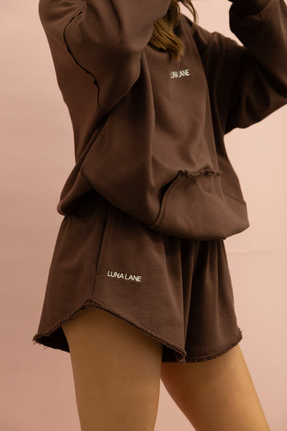 The Minty Hoodie - Chocolate