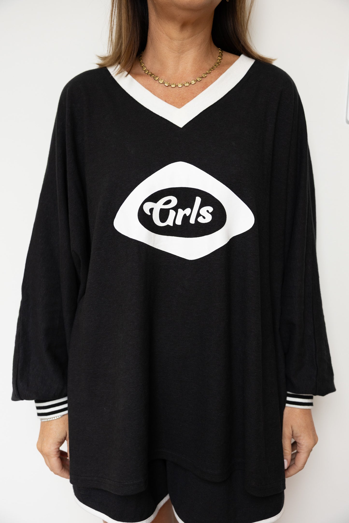 The GRLS Racer Shorts - Black