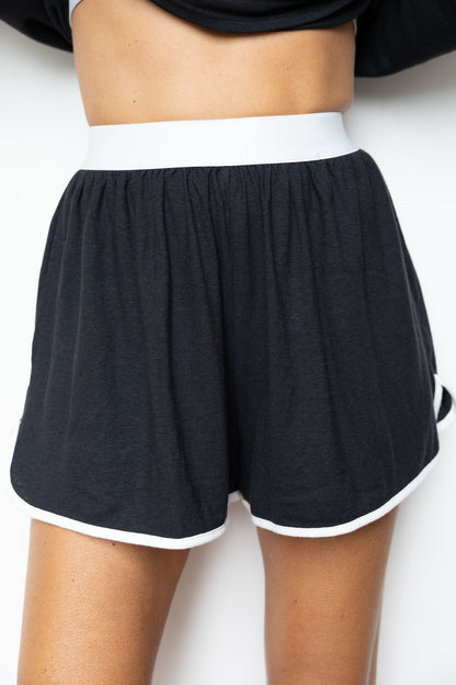 The GRLS Racer Shorts - Black