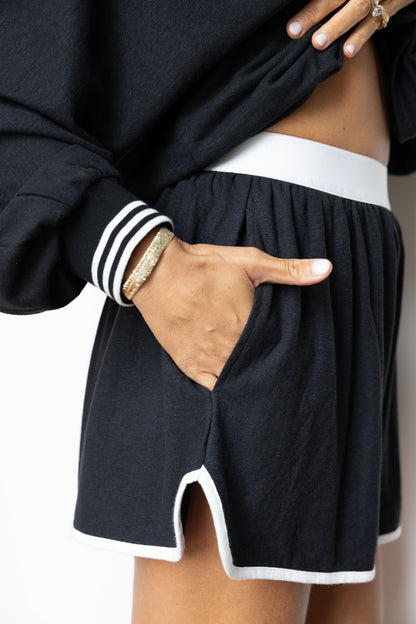 The GRLS Racer Shorts - Black