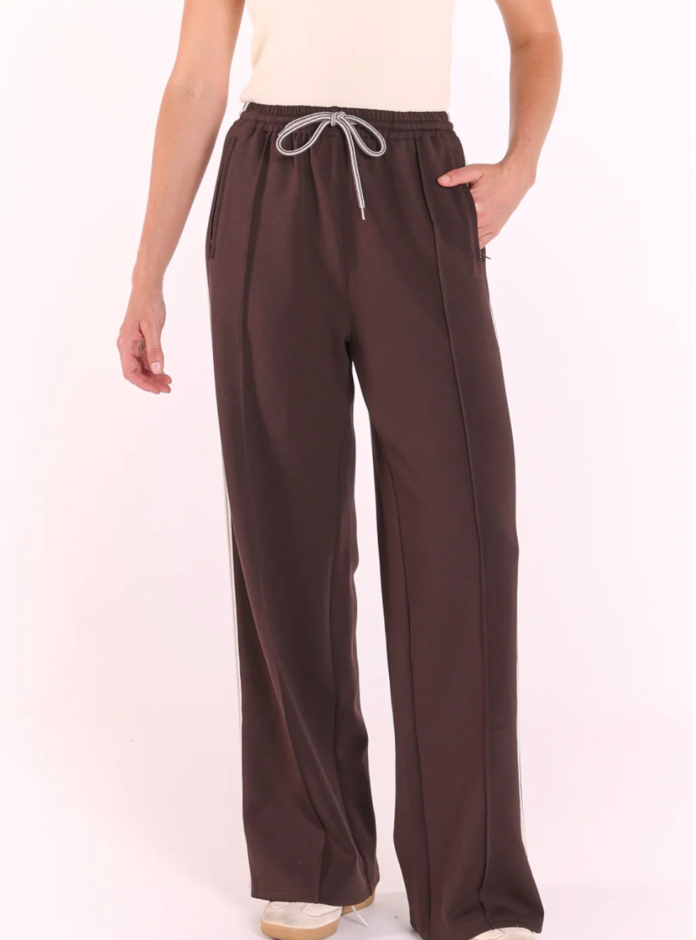 Noah Wide Pant -Luxe Dark Chocolate