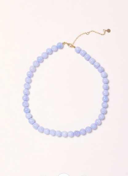 Wren Beaded Necklace - Arctic Sky