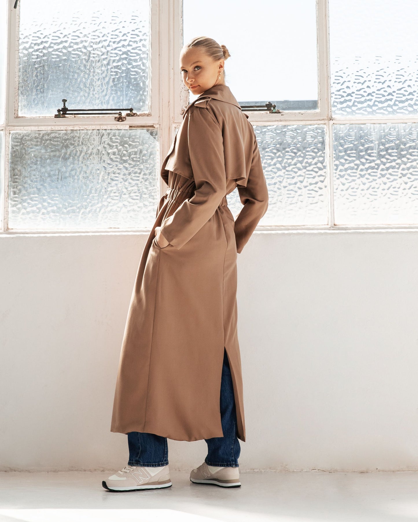 Jordan trench Coat - Taupe