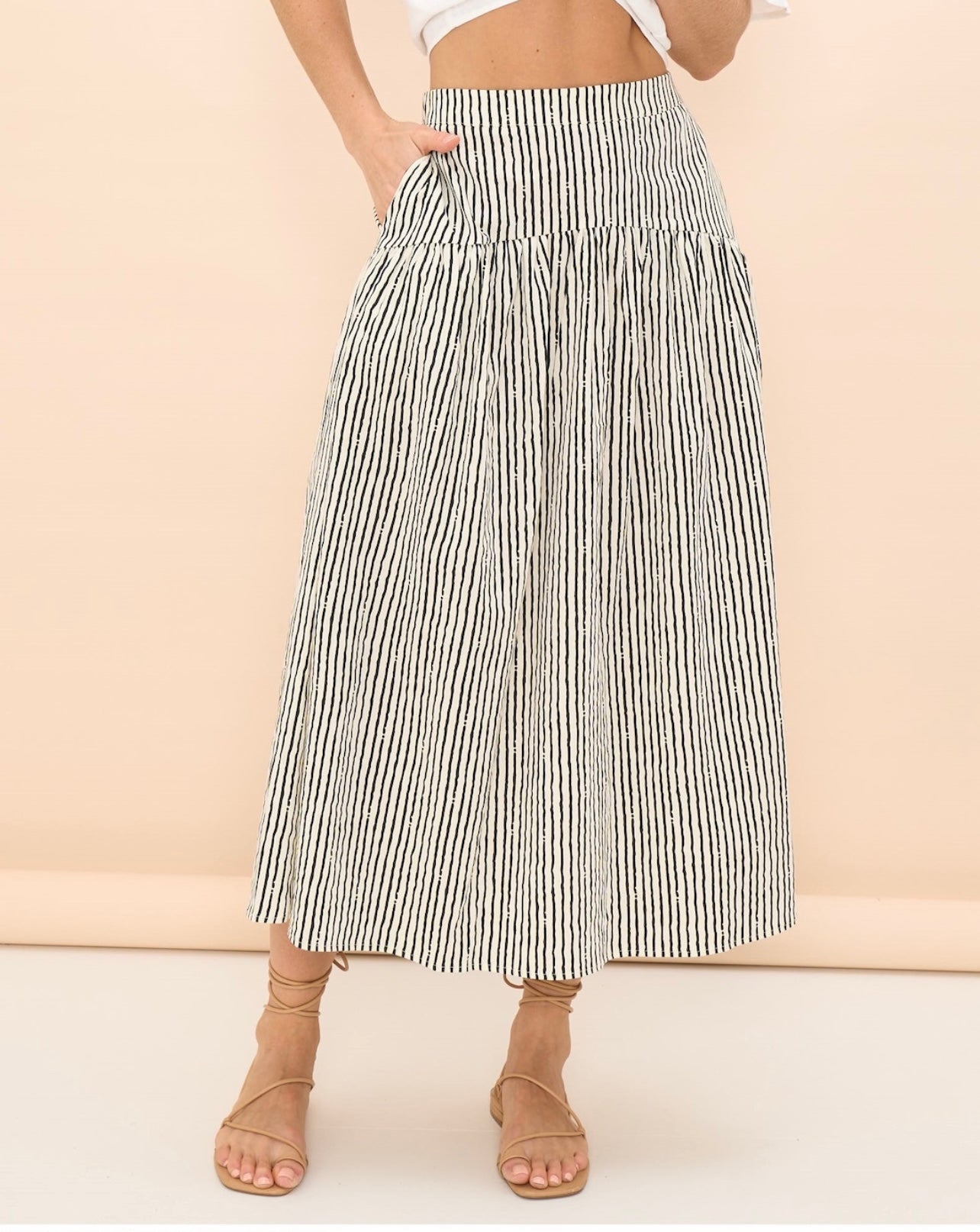 Luna midi skirt