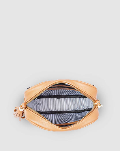 Jacinta Metallic Crossbody Bag