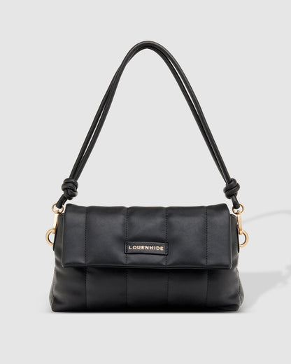 Utah Puffer Shoulder Bag - Black