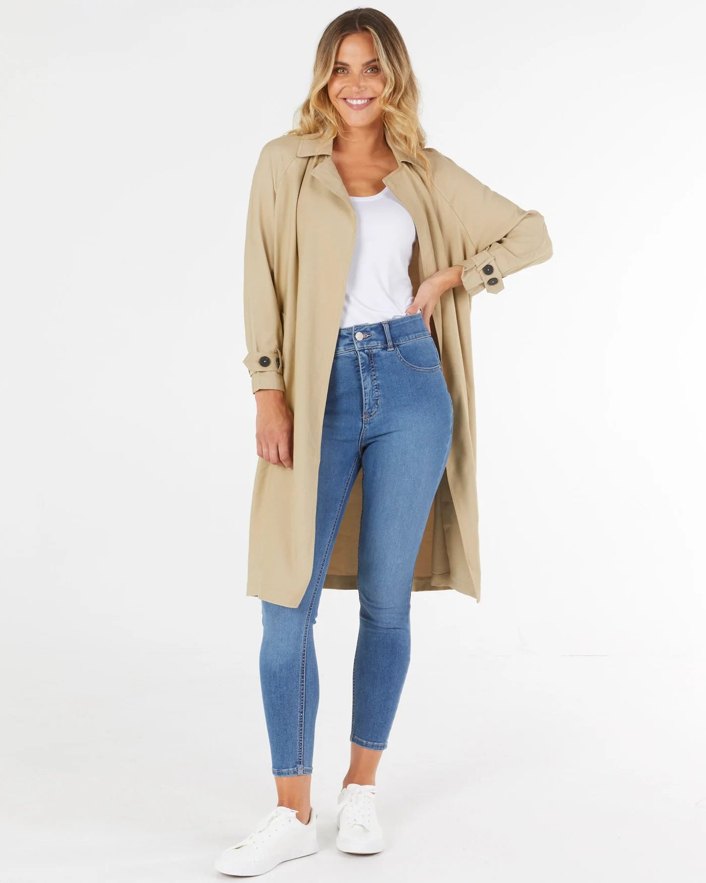 Elle trench sale coat